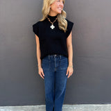 THE ALEXIA TOP - BLACK