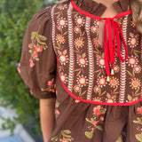 THE MATTIE TOP - BROWN