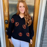 PUMPKIN SWEATER - BLACK