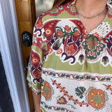 BOHO GREEN MIX TOP
