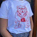 THE EMBROIDERED TEE - GEORGIA