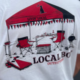 TAILGATE SCENE SS TEE - RED/BLK