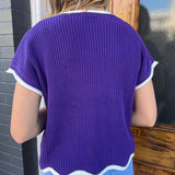 PURPLE RAIN SWEATER