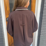 THE MANDI TOP - BROWN