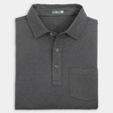 WANDER LONG SLEEVE POLO - GRAPHITE