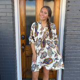 THE ABSTRACT BOHO DRESS