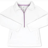 HEATHER HALF ZIP GIRLS