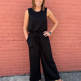 ATLAS JUMPSUIT - BLACK