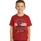 THE KIDS GA TEE - RED