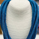 SLUB ROPE NECKLACE - COBAT