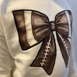 GIRLS BOW PATCH SWEATSHIRT