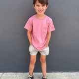 BOYS COURT SHORT - KHAKI