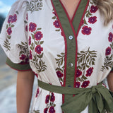 THE ABBY DRESS IN ECRU