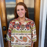BOHO GREEN MIX TOP