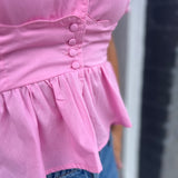 MAKE A STATEMENT TOP - PINK