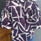 THE MERLOT BLOUSE
