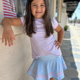 CALLIE SKORT - BLU/PNK/PUR