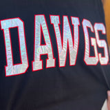 THE VARSITY BOYFRIEND TEE - BLACK