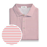 CORAL/LT BL/WHITE POLO