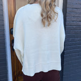 THE MATTIE SWEATER - CREAM