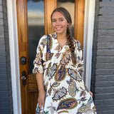 THE ABSTRACT BOHO DRESS