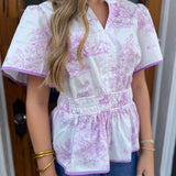 FEELING PRETTY TOP - LAVENDER