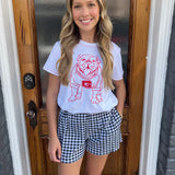 THE EMBROIDERED TEE - GEORGIA