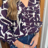 THE MERLOT BLOUSE