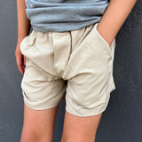 BOYS COURT SHORT - KHAKI