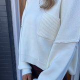 THE MATTIE SWEATER - CREAM