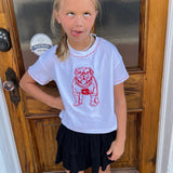 THE GIRLS EMBROIDERED TEE - GEORGIA