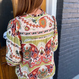 BOHO GREEN MIX TOP