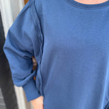 UNWIND SWEATSHIRT - NAVY