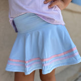 CALLIE SKORT - BLU/PNK/PUR