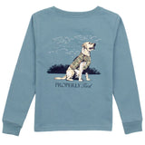 BOYS GOOD BOY LS - STEEL BLUE