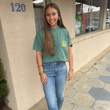 OLD ROW GOLF LOGO POCKET TEE