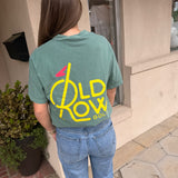 OLD ROW GOLF LOGO POCKET TEE