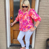 BRING ME FLOWERS BLOUSE