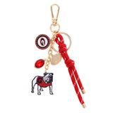 GA BULLDOGS BAG CHARM