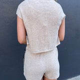 THE TWEEN HACCI TOP - LATTE