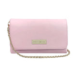 EK LEATHER CLUTCH - PINK