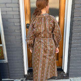 THE MALLORY DRESS - BROWN