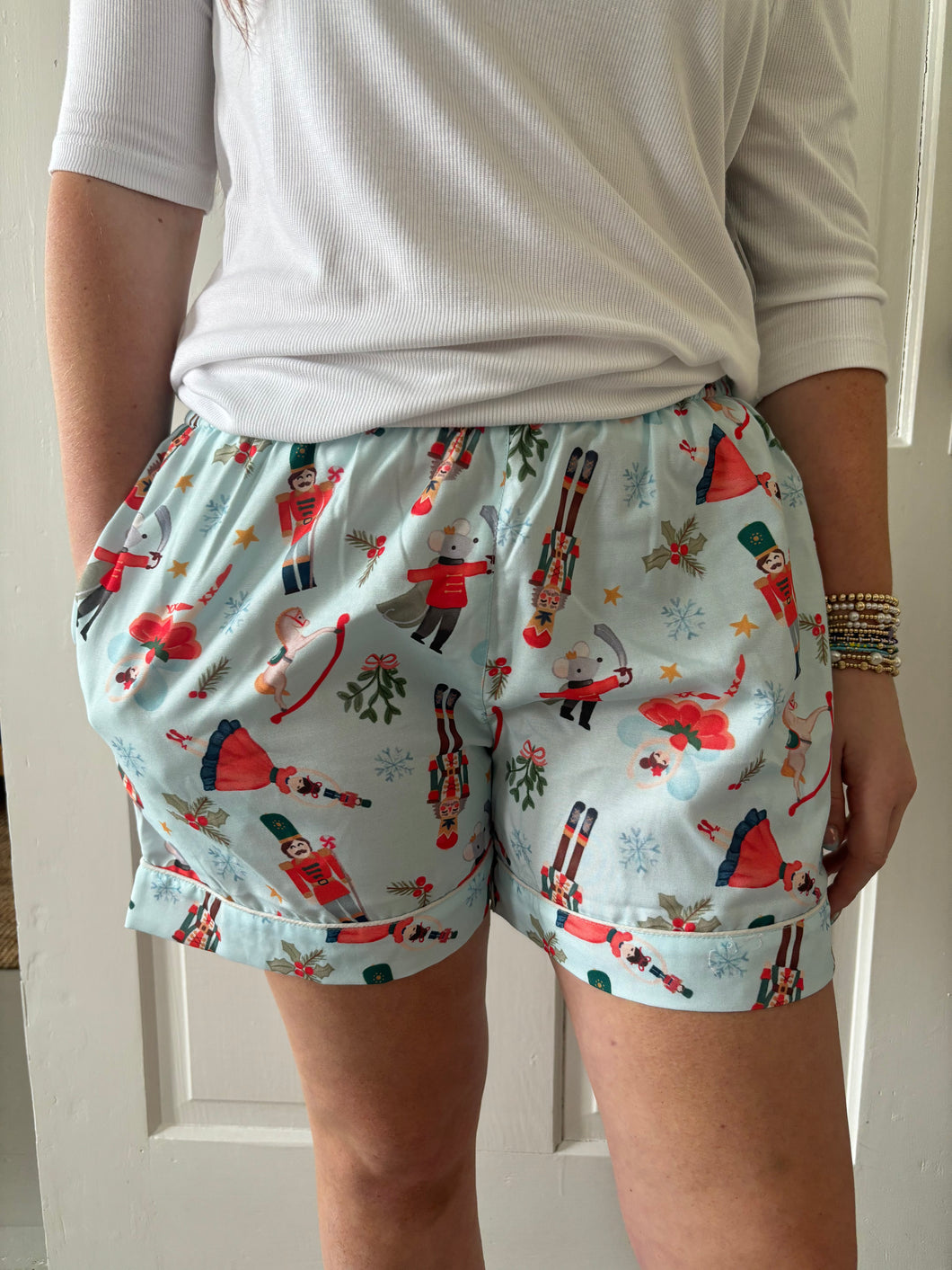 CHRISTMAS PAJAMA SHORTS