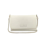 EK LEATHER CLUTCH - IVORY