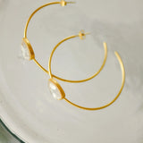 SKYLAR STONE HOOPS
