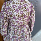 THE CHANDLER BLOUSE - PURPLE