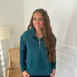 OPHELIA TOP - GULF BLUE