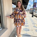 EGGPLANT TOFFEE DRESS