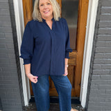 PRETTY & PLAIN TOP - NAVY