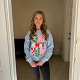 OH WHAT FUN SWEATSHIRT - BLUE